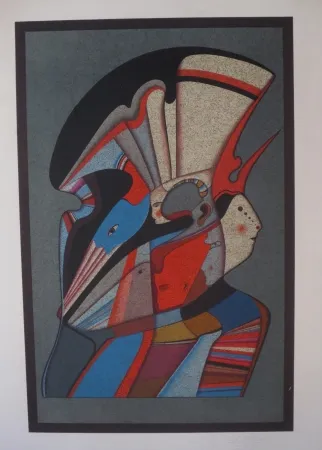 Litografía Chemiakin - Sans titre