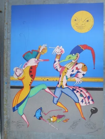 Litografía Chemiakin - Sans titre