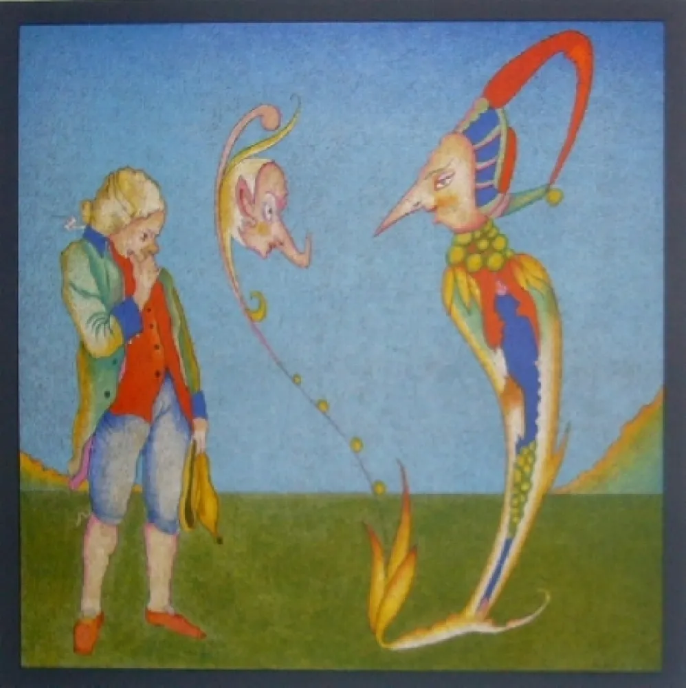 Litografía Chemiakin - Suite Carnaval de Saint Petersbourg 4