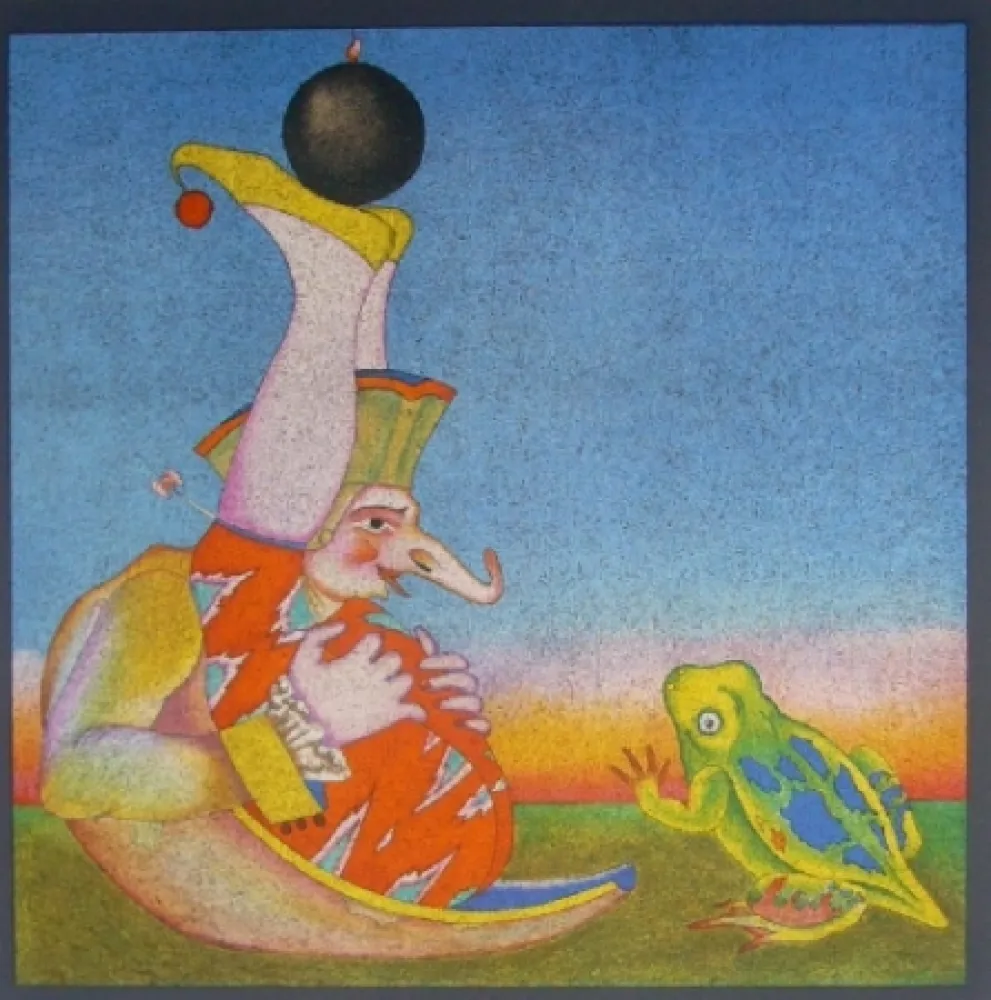 Litografía Chemiakin - Suite Carnaval de Saint Petersbourg 6