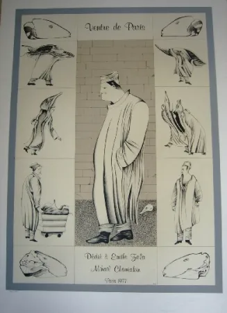 Litografía Chemiakin - Ventre de Paris 1