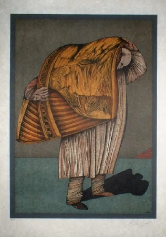 Litografía Chemiakin - Ventre de Paris 11