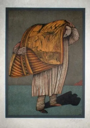 Litografía Chemiakin - Ventre de Paris 11