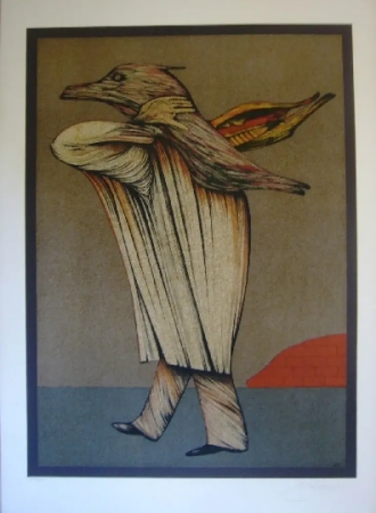 Litografía Chemiakin - Ventre de Paris 12