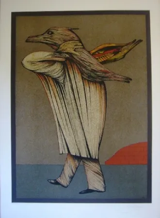 Litografía Chemiakin - Ventre de Paris 12