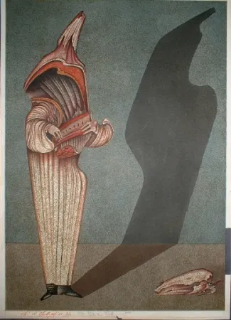 Litografía Chemiakin - Ventre de Paris 5