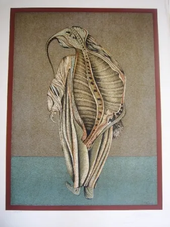 Litografía Chemiakin - Ventre de Paris 8