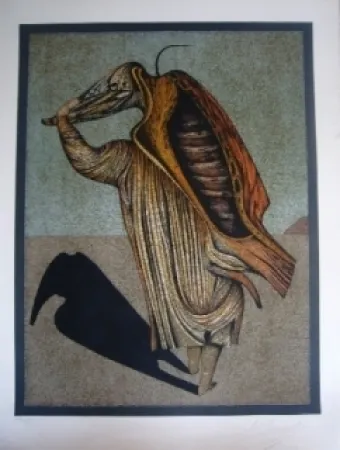 Litografía Chemiakin - Ventre de Paris 9