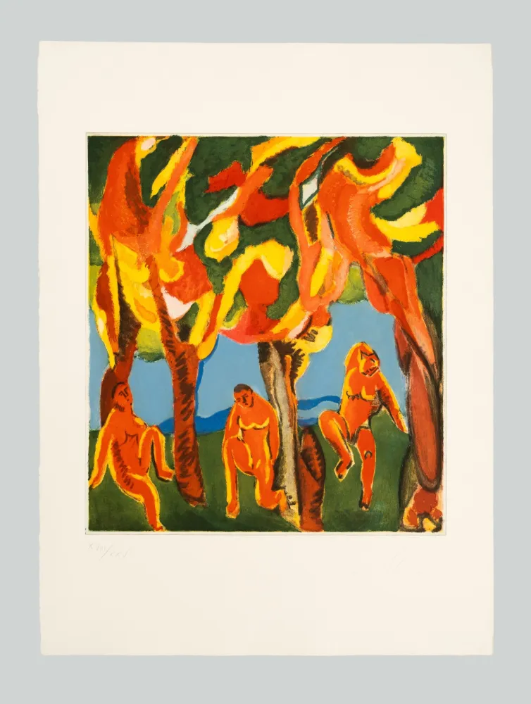 Aguafuerte Y Aguatinta Chia - Figure nel bosco