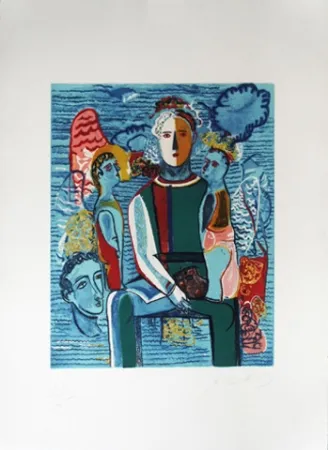 Aguatinta Chia - Il Pittore