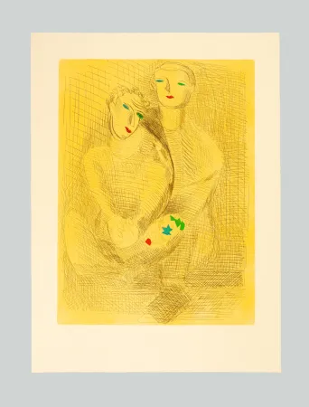 Aguafuerte Y Aguatinta Chia - Improvvisazioni su Leonardo (A)