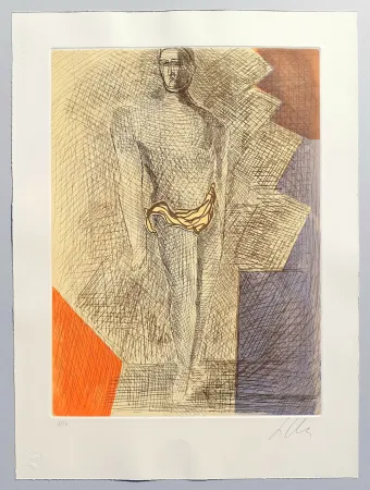 Aguafuerte Y Aguatinta Chia - Improvvisazioni su Leonardo (B)