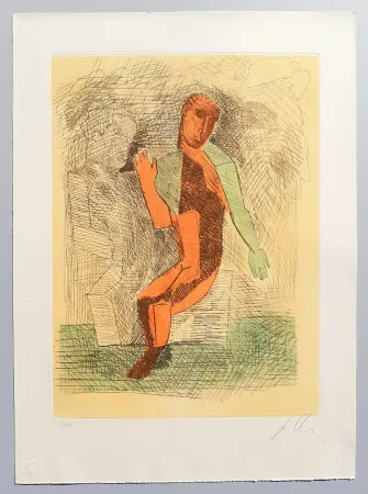 Aguafuerte Y Aguatinta Chia - Improvvisazioni su Leonardo (C)