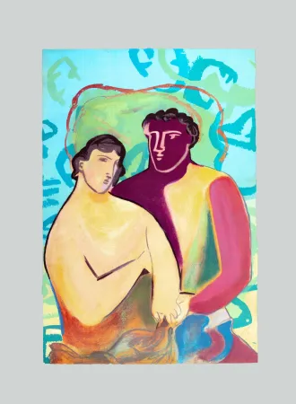 Serigrafía Chia - Noi due