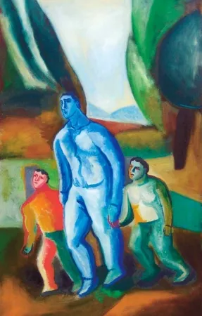 Aguatinta Chia - Padre e figli