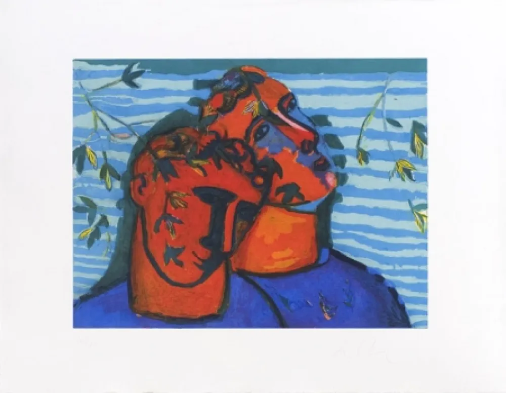 Aguatinta Chia - Scena d'affetto