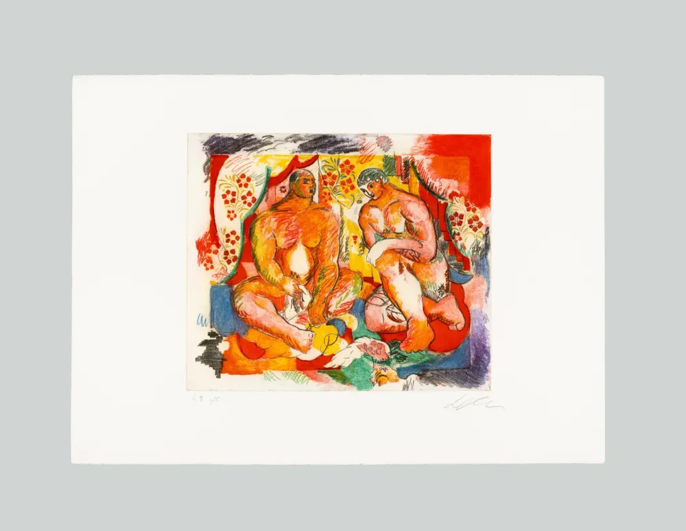 Aguafuerte Y Aguatinta Chia - Senza titolo