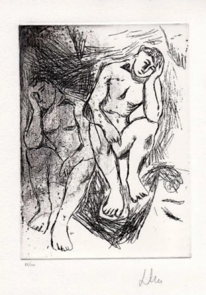 Aguafuerte Chia - Tot epigrammi di nero