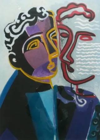 Litografía Chia - Untitled