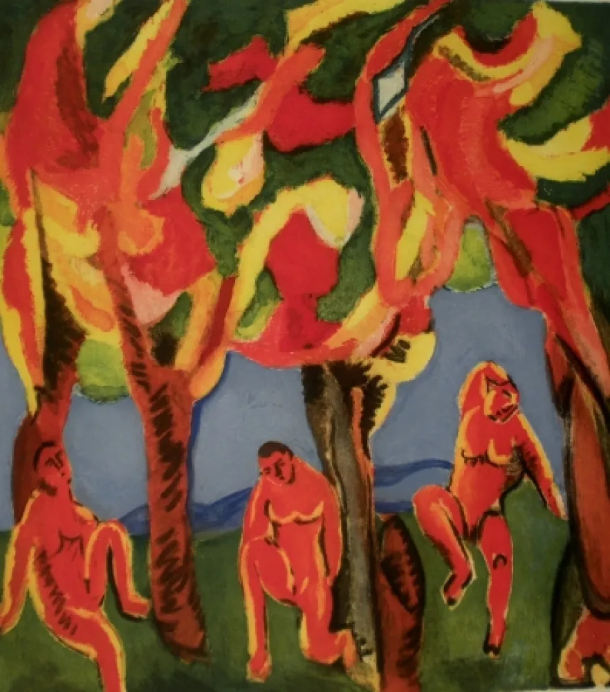 Aguafuerte Y Aguatinta Chia - Uomini Rossi