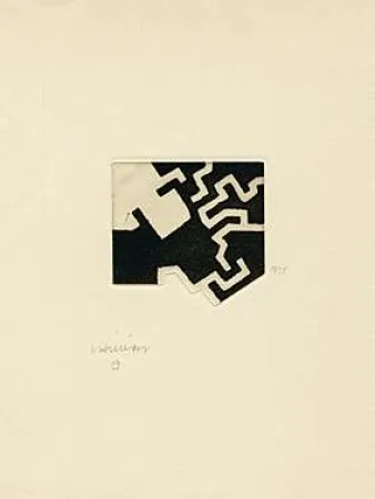 Grabado Chillida - Adoracion