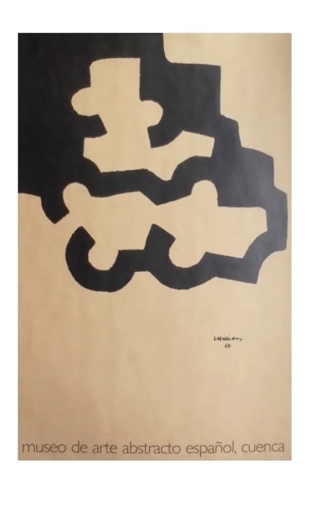 Litografía Chillida - Affiche Museum Cuenca