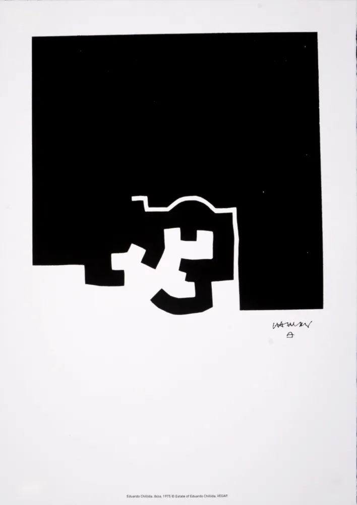 Serigrafía Chillida - (After) Ibiza, 1975