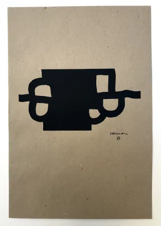 Serigrafía Chillida - Antzo II