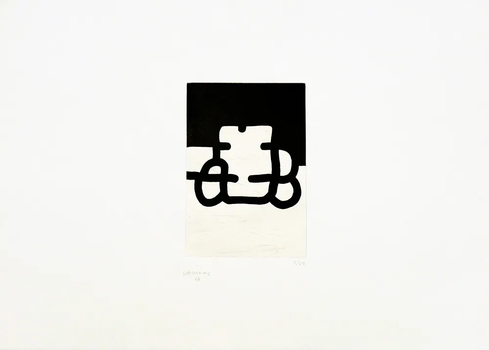 Grabado Chillida - Antzo VIII