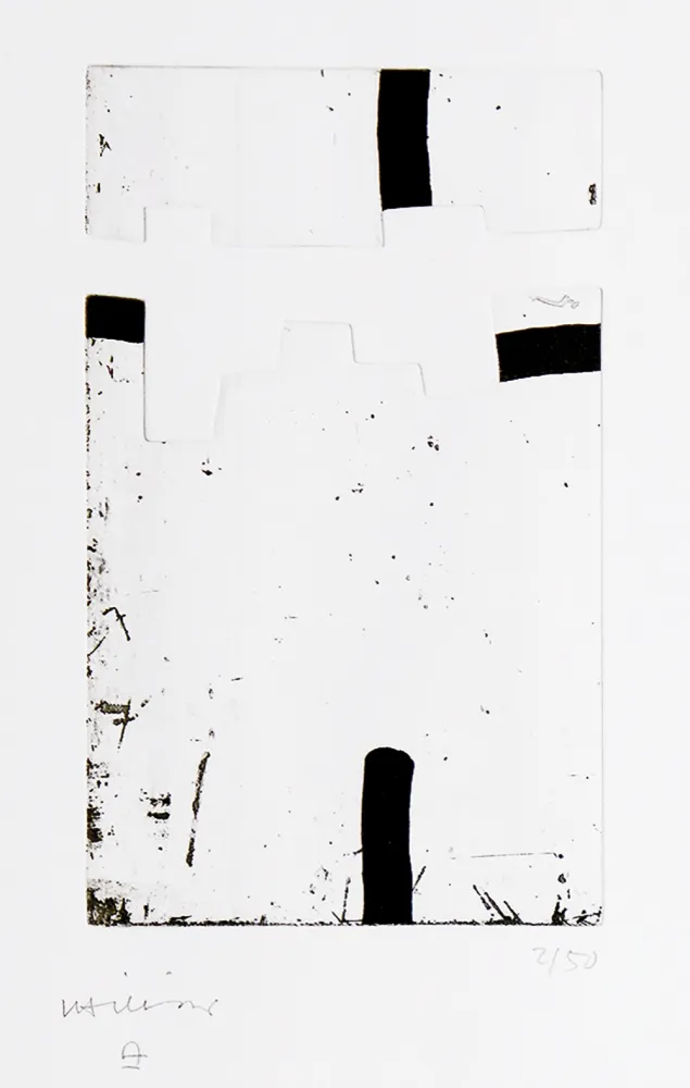 Aguafuerte Y Aguatinta Chillida - Argi IV