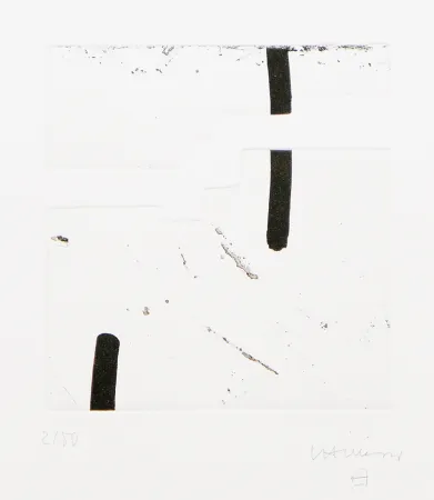 Aguafuerte Y Aguatinta Chillida - Argi V