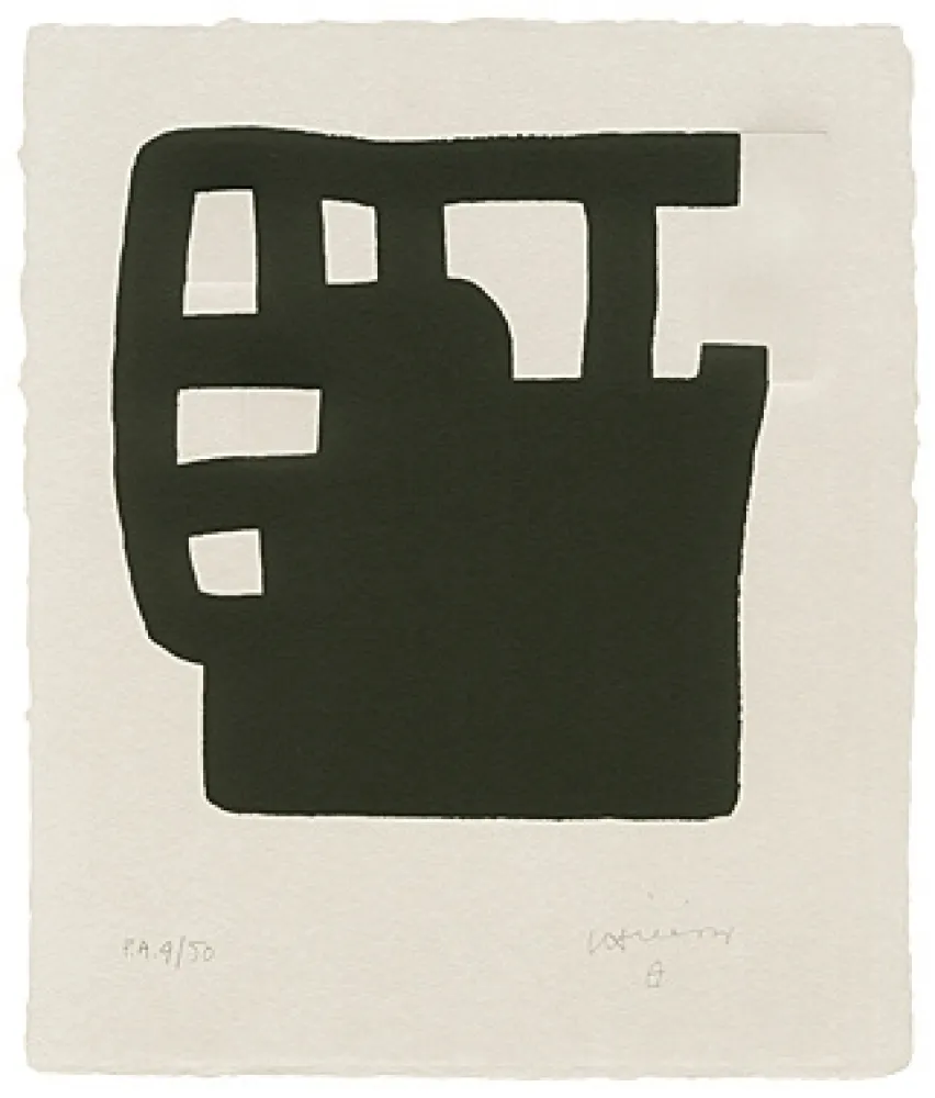 Serigrafía Chillida - Aurreburu