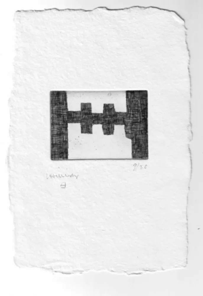 Grabado Chillida - Batzar