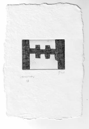 Grabado Chillida - Batzar