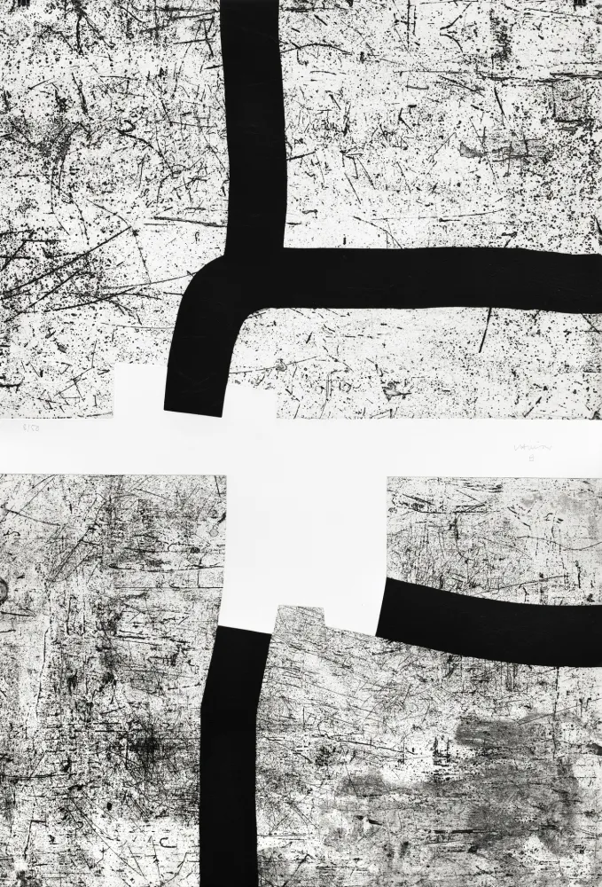 Grabado Chillida - Bi-Aizatu