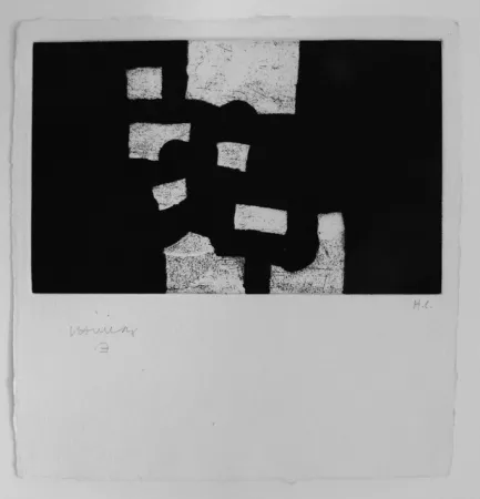 Grabado Chillida - Bultzada