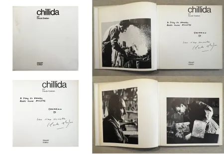 Libro Ilustrado Chillida - C. Esteban. CHILLIDA. Monographie dédicacée par l'artiste et l'auteur (1971)