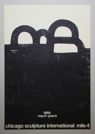 Litografía Chillida - Chicago