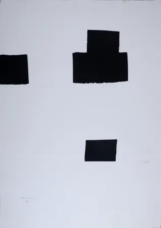 Serigrafía Chillida - Composition