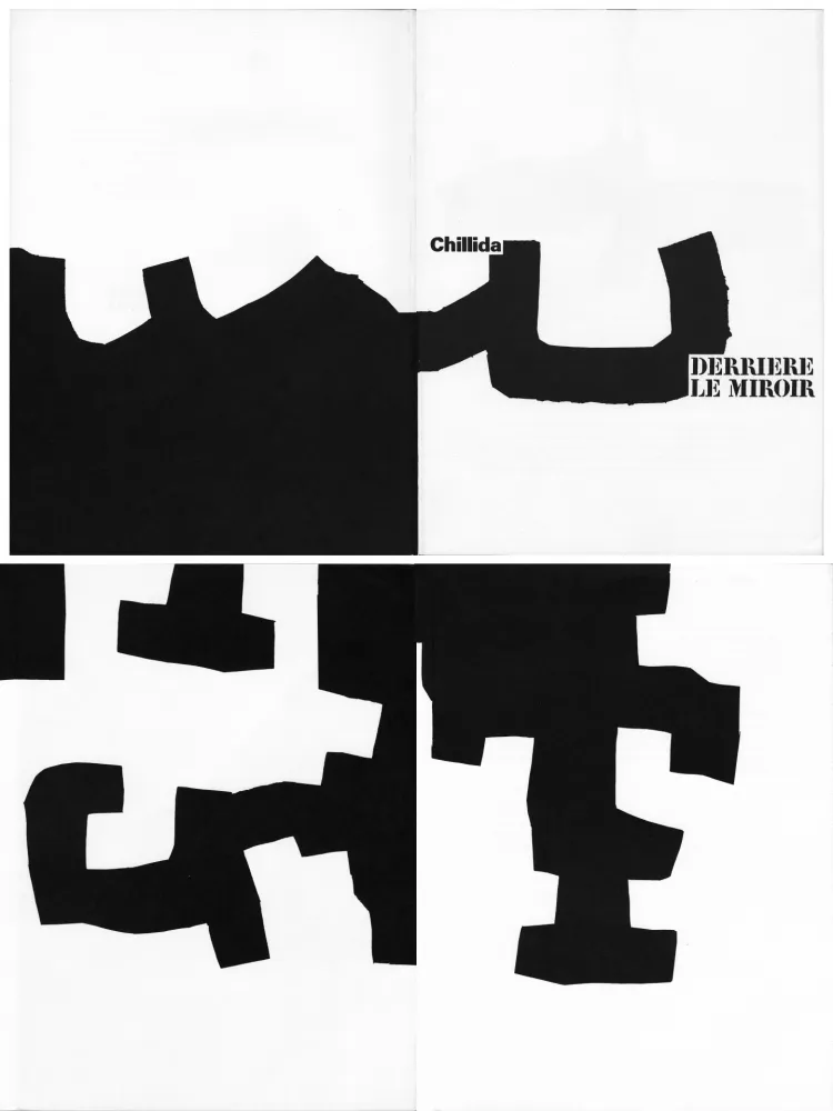 Libro Ilustrado Chillida - Derrière le Miroir n° 204 . CHILLIDA . Juin 1973.