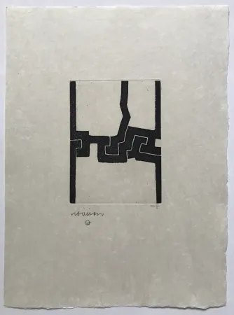 Grabado Chillida - Eintsu (Paroles Peintes V)