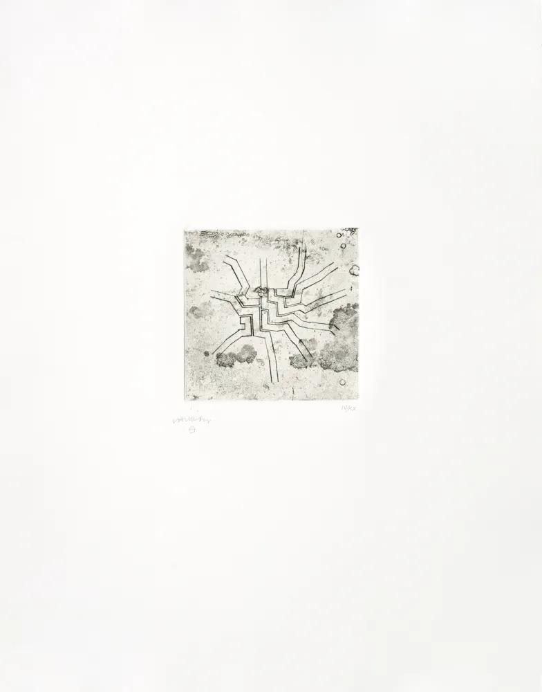 Grabado Chillida - Enda VI 