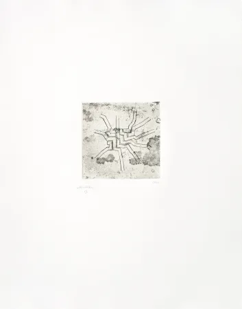 Grabado Chillida - Enda VI 