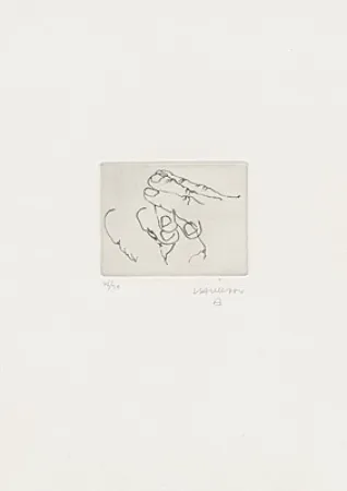 Punta Seca Chillida - Esku VIII