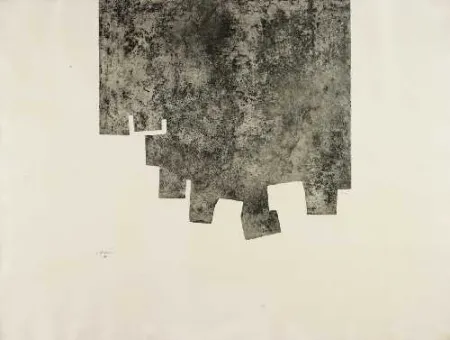 Aguafuerte Chillida - Euzkadi VII