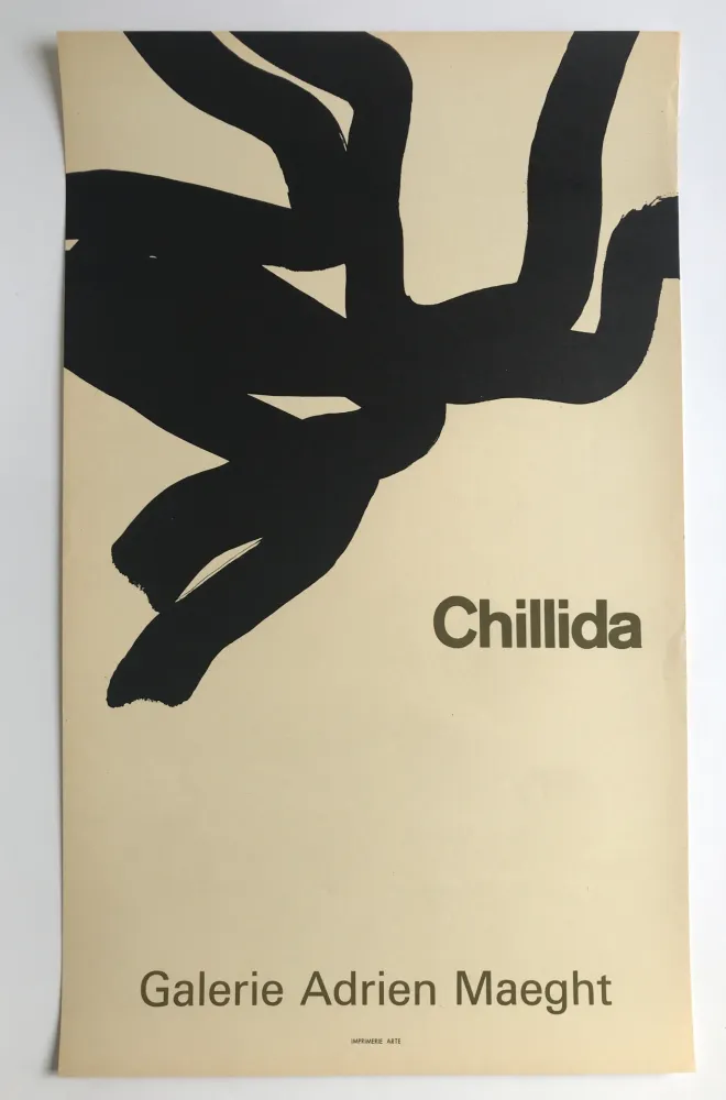 Cartel Chillida - Galerie Adrien Maeght