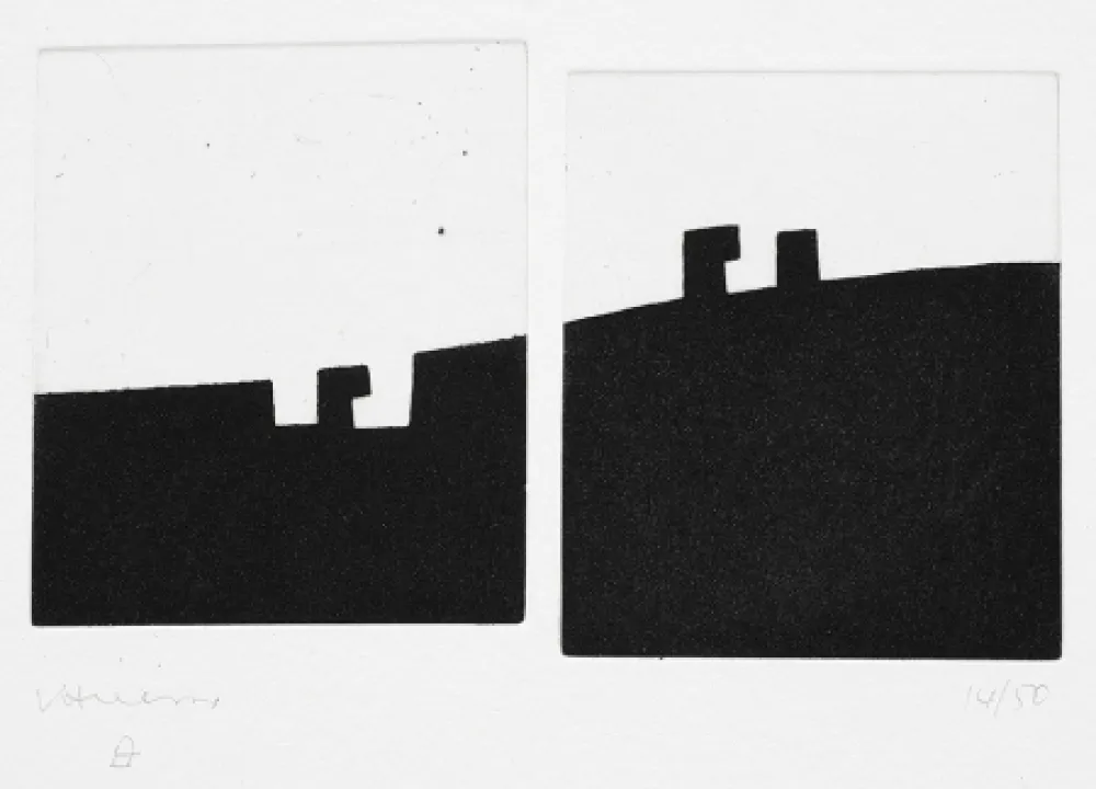 Aguafuerte Chillida - Gora Bera – Arriba Abajo