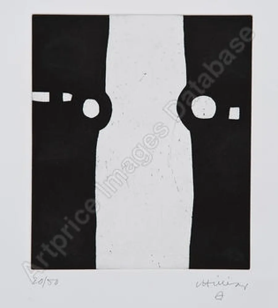 Aguafuerte Chillida - Homenaje a Cristobal Balenciaga I
