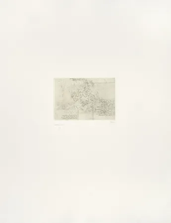 Grabado Chillida - Hommage à Rosalia de Castro 