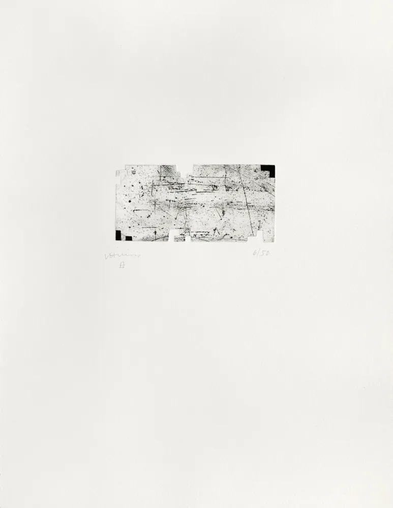 Grabado Chillida - Itsasoratu II 